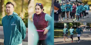 8 Potret Raffi Ahmad dan Nagita Slavina Lari Pagi di New York, Latihan Persiapan Maraton Sampai Garis Finish!