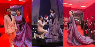 8 Potret Raffi Ahmad dan Nagita Slavina di INSERT FASHION AWARDS 2020, Momen Berdua Tanpa Rafathar - Menang Fashionable Family