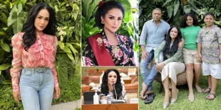 8 Potret Rambut Badai - Makeup Cetar Ibu DPR Cantik Krisdayanti, Body Singset dan Ramping Jadi Sorotan
