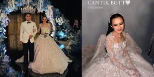 8 Potret Resepsi Megah Beby Tsabina dengan Rizki Natakusumah, Tampil Cantik dan Anggun Bak Princess