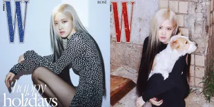 8 Potret Rose BLACKPINK Tampil Dengan Rambut Baru Dalam Pemotretan Majalah W Korea