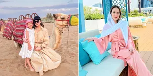 8 Potret Shandy Aulia Habiskan Libur Lebaran Bersama Claire di Dubai