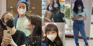 8 Potret Sheila Marcia Nyalon Bareng Anak, Rambut Baru Leticia Bikin Makin Cantik