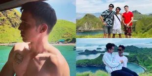8 Potret Stefan William Liburan ke Labuan Bajo Tanpa Ditemani Celine Evangelista, Hot Daddy Pamer Perut Sixpack