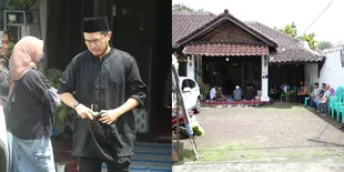 8 Potret Suasana Rumah Duka Ibunda Angger Dimas, Dipenuhi Pelayat dan Karangan Bunga