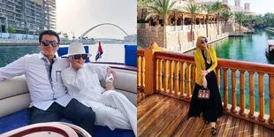 8 Potret Syahrini Pakai Gelang Rp700 Juta Saat Liburan ke Dubai, Nyaris Sebulan Tinggal di Sana - Asyik Pamer Kemesraan dengan Reino Barack 