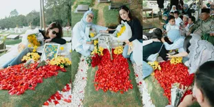 8 Potret Tamara Tyasmara Rayakan Ulang Tahun Mendiang Dante, Kirim Doa - Tabur Bunga di Makam Sang Buah Hati