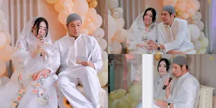 8 Potret Tasyakuran 4 Bulan Kehamilan Via Vallen yang Digelar Mewah, Berderai Air Mata Saat Membacakan Doa - Chevra Yolandi Siap Siaga di Sisi