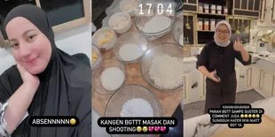 8 Potret Tasyi Athasyia Pasca Gelar Konferensi Pers, Kembali Bikin Konten Masak - Tunjukkan Kedekatan dengan Karyawan