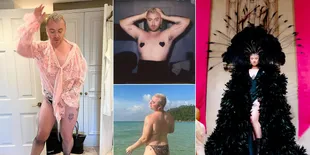 8 Potret Terbaru Sam Smith yang Tuai Kontroversi, Mulai dari Dress Berbulu Hingga Foto Saat Pakai Bikini Bottom