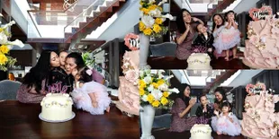 8 Potret Ulang Tahun Ibunda Rachel Vennya, Diberi Kalung Berlian Oleh Sang Anak - Bunga Dari Salim Nauderer