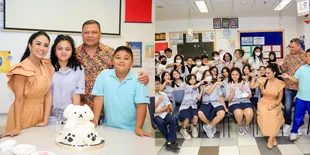 8 Potret Ultah Amora Anak Sulung Kris Dayanti & Raul Lemos, Dirayakan Bersama Teman Sekelas
