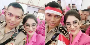 8 Potret Uut Permatasari Kenakan Seragam Bhayangkari, Penuh Kharisma