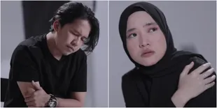 8 Potret Video Klip Terbaru Sabyan, Nissa dan Ayus Dandan Serba Hitam dan Berlinang Air Mata