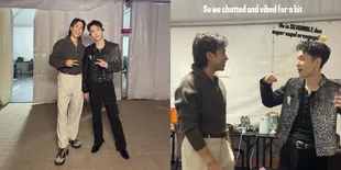 8 Potret Vidi Aldiano Ketemu Lay EXO di Macau, Ngobrol Akrab dan Fanboying Dengerin Lagu Sendiri Dibawain