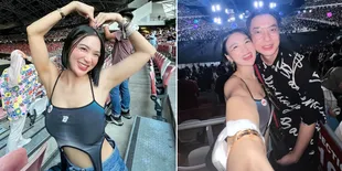 8 Potret Wika Salim Nonton Konser Coldplay di Singapura, Pamer Kemesraan dengan Pacar