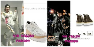 8 Sneakers Kece Yang Dipakai Via Vallen, Harganya Nggak Mahal Loh