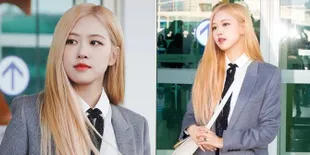 9 Foto Fashion Airport Terbaru Rose BLACKPINK, Menuju ke Paris Tampil Chic Bagaikan CEO Wanita Muda!