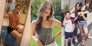 9 Foto Kegiatan Nia Ramadhani #DiRumahAja Lakukan Social Distancing, Temani Anak Belajar Sampai Pilates Pakai Video Call
