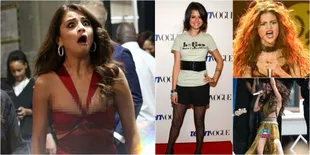 9 Foto 'Memalukan' Selena Gomez, Bencana Fashion - Ekspresi Kocak