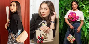 9 Foto Nagita Slavina Buktikan Status Fashionista Sejati: Tenteng Tas-Tas Brand Ternama Dari Burberry - Louis Vuitton