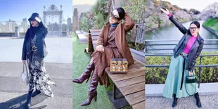 9 Gaya OOTD Syahrini Selama 3 Bulan Liburan di Jepang, Penampilan Selalu Mewah dan Glamor