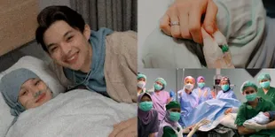 9 Momen Detik-detik Persalinan Dinda Hauw, Rey Mbayang Tersenyum Bahagia - Wajah Ganteng Buah Hati Curi Perhatian