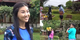 9 Momen Keluarga Ruben Onsu Berenang di Villa, Sikap Manis Betrand Peto Ambilkan Handuk dan Gendong Sarwendah Curi Perhatian