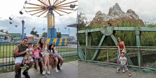 9 Momen Nia Ramadhani dan Keluarga Liburan ke Disney, Seru Abis!