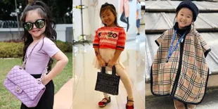 9 OOTD Thalia Putri Onsu Pakai Baju dan Aksesoris Branded, Fashionista Cilik Tenteng Tas dari Chanel Sampai Dolce & Gabbana!