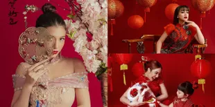 9 Pemotretan Seleb Bertema Imlek yang Elegan dan Mencuri Perhatian, Celine Evangelista - Sarwendah Tampil Memukau!
