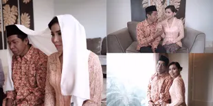 9 Potret Akad Nikah Kiwil dan Eva Belisima, Digelar Sederhana - Kedua Mempelai Penuh Bahagia