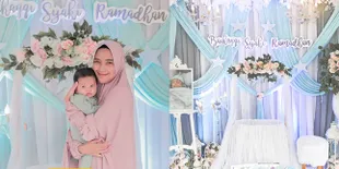 9 Potret Akikah Baby Syaki Anak Nadya Mustika, Penuh Kebahagiaan Meski Tanpa Rizki DA