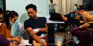 9 Potret Azriel Hermansyah Dirawat di Rumah Sakit, Alami Gejala Tifus Saat ke Bali - Selalu Didampingi Sarah Menzel