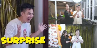 9 Potret Baim Wong Gagalkan Kejutan Ulang Tahun dari Paula, Tetap Meriah Dapat Banyak Kuetart - Dikado Dua Krupuk Besar