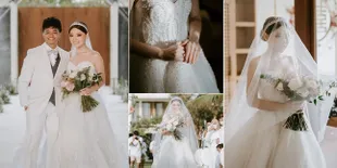 9 Potret Cantiknya Gaun Pernikahan Wendy Walters, Serba Putih - Reza Arap Sampai Bilang 'My Queen'