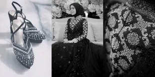 9 Potret Detail Baju Pengantin Lesti di Acara 'Menuju Cinta Abadi', Elegan dengan Songket Palembang - Karya Ivan Gunawan yang Dibuat Kebut 3 Hari