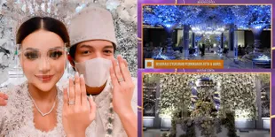 9 Potret Detail Dekorasi Syukuran Pernikahan Atta Halilintar dan Aurel Hermansyah, Mewah Bertema Padang Gatsby