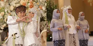 9 Potret Detail Kebaya Akad Nikah Lesti Kejora, Berhiaskan Payet Bentuk Padi - Punya Makna yang Dalam