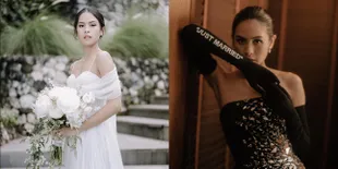 9 Potret Detail Penampilan Maudy Ayunda Saat Acara Resepsi di Bali, Dirias MUA Termahal - Aura Pengantin Baru Menyilaukan Mata