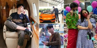 9 Potret Dimas Ahmad yang Makin Ganteng dan Stylish, Pose di Dalam Jet Pribadi - Bareng Supercar