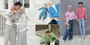 9 Potret Dinda Hauw dan Rey Mbayang yang Suka Kembaran Baju Bareng Si Kecil, Kompak dan Serasi!