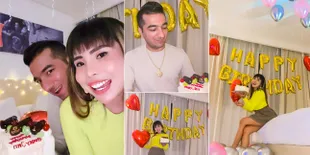 9 Potret Eva Belisima Mantan Istri Kiwil Rayakan Ulang Tahun Pacar Bulenya, Kamarnya Dihias Cantik Banget