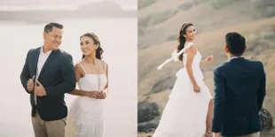 9 Potret Foto Prewedding Melanie Putria dan Aldico Sapardan, Pancarkan Aura Calon Pengantin - Romantis di Lombok