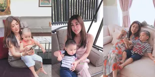 9 Potret Julie Tan Momong Baby Yusuf, Disebut Mirip Larissa Chou - Bukti Cinta Sang Nenek Kepada Cucu Kesayangan