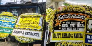 9 Potret Karangan Bunga untuk Bunda Iffet di Rumah Duka, Ada Deretan Artis, Pejabat hingga Presiden RI