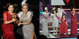 9 Potret Kekompakan Ashanty dan Krisdayanti yang Makin Bestie Banget, Nyanyi Bareng - Bawa Pulang Piala Punya Ameena