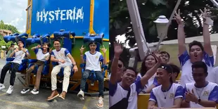 9 Potret Keseruan Finalis D'Academy 5 Main Wahana di Dufan, Sridevi Nempel Terus Sama Afan