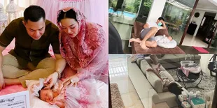 9 Potret Kompak Zaskia Gotik dan Sirajuddin Asuh Buah Hati, Saking Lelahnya Sampai Ketiduran di Sofa dan Lantai