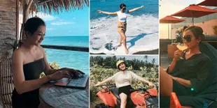 9 Potret Liburan Eksotis Cita Citata di Bali, Nikmati Indahnya Sunset - Pesta Halloween